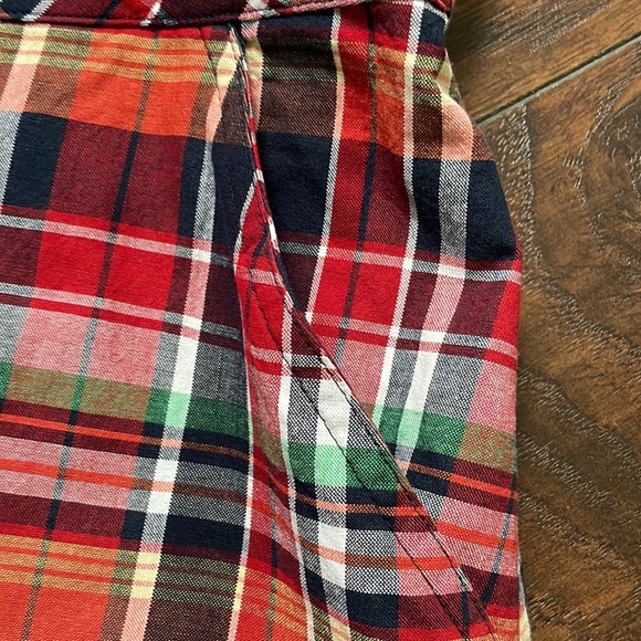 Vineyard Vines Plaid Strapless Dress - Picture 2 of 6